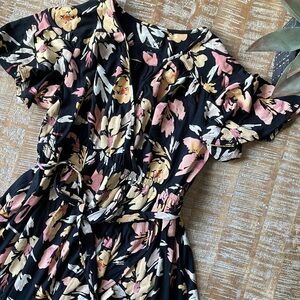 🎉HP🎉 Maternity Faux Wrap Maxi Dress